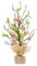 Plcnn Arbre de Pâques de 45 cm - Décoration de table en forme d'œuf de Pâques - Décoration de fête ou de mariage