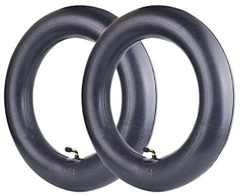 MEAOR 3.50-8 Wheelbarrow Inner Tubes with Bent Valve for Barrow Sack Truck Sack Barrow Wheels (2Pack)