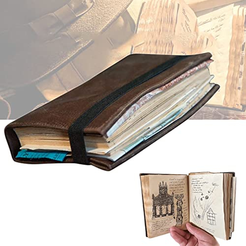 Indiana Jones Grail Diary, Indiana Jones Grail Diary, Klassische Filmrequisiten, The Grail Diary Taschenbuch, Vintage Journal Buch Kreatives Geschenk Sammlerstück
