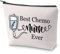 ZJXHPO Chemo Krankenschwester Wertschätzung Geschenk Best Chemoo Nurse Ever Makeup Tasche mit Reißverschluss Chemotherapie Survival Kit Onkologie Krebs Krankenschwester Kulturbeutel, Chemo