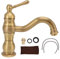 Wisecoco Badarmaturen, Waschbecken-Wasserhahn, Kupfer, Retro-Industrie-Einhand-Kalt- Und Warmwasser-Mischbatterie, Badezimmer-Waschtischarmatur Für Küche, Hotel