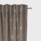 SCHÖNER LEBEN. Vorhang Jacquard Hirschkopf mit Geweih braun beige 245cm oder Wunschlänge, Gardinen Aufhängung:Smok-Schlaufenband
