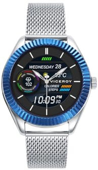 Viceroy - Reloj Smart Acero IP Azul Brazalete Sr Va - 41139-30