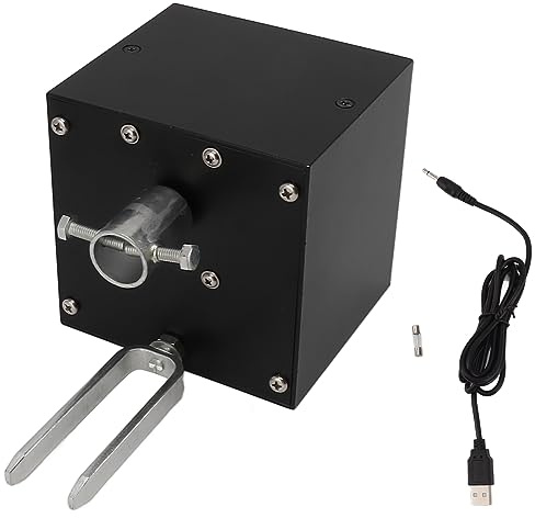 BuyWeek Grillmotor, Grill-Rotisserie-Motor Mit Hoher Torsion, 70 Kg Last, Doppelzweck-BBQ-Grillmotor Mit 1,5 M USB-Kabel