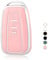 OFF WE GO Autoschlüssel Hülle Schlüsselhülle Cover für Toyota Aygo Yaris Corolla C-HR Camry GT86 GR Supra Prius Prado Mirai RAV4 Land Cruiser Schlüsselcover Schlüssel Schutz Gehäuse, Rosa Silber