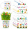 GreenYeah 10PCS Aufkleber für den Blumentopf, Danke, Dass Du Mir Beim Wachsen Geholfen Hast, Erzieherin Lehrerin Danke Sticker, Dankesworte, Kindergarten Abschiedsgeschenk, Erzieherin Geschenk