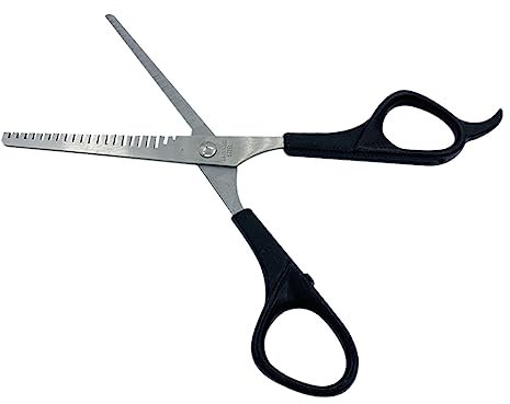 BIUDECO Friseurschere aus Edelstahl Haarschneideschere für Zuhause Abs Griff Glatte Oberfläche Vielseitig für Verschiedene Haartypen