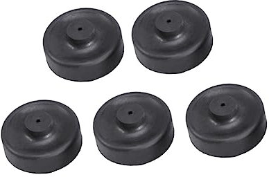 DRESSOOS 5 Stück A5 Aquarium Luftpumpe Zubehör Silica Gel Membranpumpe Ersatzteile Für Sauerstoffpumpe Schwarz Innendurchmesser 3 cm Außendurchmesser 35 cm