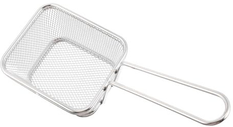 COLLBATH Cesta Para Escurrir Aceite Rejilla De Acero Inoxidable Antiadherente Fácil De Limpiar