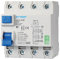 A2ZWORLD Interrupteur différentiel type B triphasé, RCCB Classe B 30mA 4P 25A, 3P+N 4 pôles 10 kA AC 400 V, occupe 4 modules barre DIN