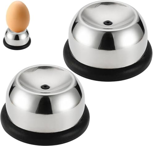 Zhenghebuy Perforador de Huevos 2PCS Pincho Para Huevos,Recogedor de Huevos de Acero Inoxidable,Punzones para Huevos,Separador de Huevos