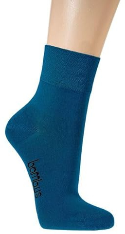 WOWERAT 6 Paar Bambus Kurzschaftsocken Kurzstrumpf Quartersocken Damen Herren - bequem und atmungsaktiv - Größe 35-38/39-42/43-46