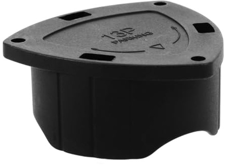 MAGICLULU Cache-attelage 13 Broches Noir En Plastique Solide, Protection Antidébris Pour Prise Remorque Européenne 13p, Accessoire Extérieur Automobile, Adapté Voiture Et Camion,