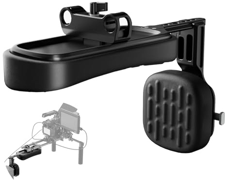 NEEWER 15mm LWS Shoulder Pad with V Mount Battery Plate, Self Adjusting Spring Loaded Camera Shoulder Rig Support Compatible with SmallRig NEEWER 15mm Rod Rail System Video Rigs & Accessories, SR016