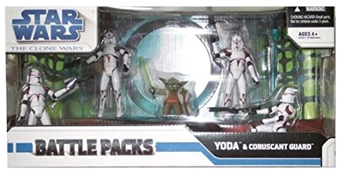 Star Wars Clone Wars Battle Pack Yoda & Coruscant Guard