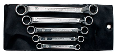 Elora Doppelringschlüssel-Satz, kurz, 5-teilig, 3/8-3/4 Zoll AF, 112S 5AF