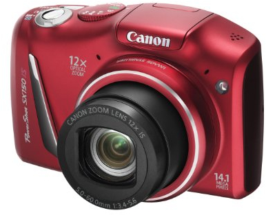 Canon SX150 IS Appareil Photo Numérique Compact 14.1 Mpix zoom 12 x Rouge