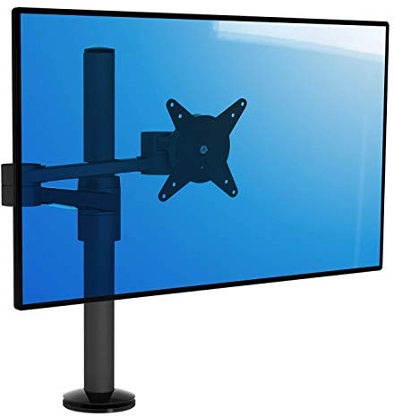 Dataflex 123 ViewLite Monitorarm (Tragkraft max. 8kg, bis 61 cm (24 Zoll) Bildschirmdiagonale, VESA: MIS-D 75x75/100x100mm kompatibel, Klemmkapazität 5-40mm) schwarz, 58.123