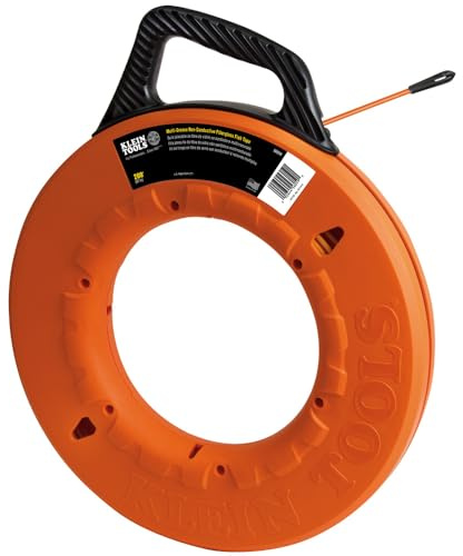 Klein Tools Gerillte ableitenden Fiberglas Fisch tape, 200-Feet, 1