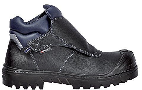 Cofra Welder BIS S3 HRO SRC Black Metal Free Composite Toe Welding Safety Boots (UK 10)