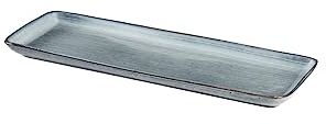 Broste Copenhagen Copenhagen Nordic Sea Servierplatte 17cm, blau grau