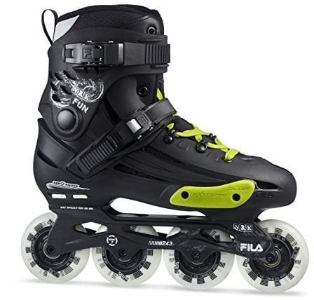 FILA SKATES 010618055 NRK Fun Inline Skate Unisex Black/Yellow/Magenta Größe 40