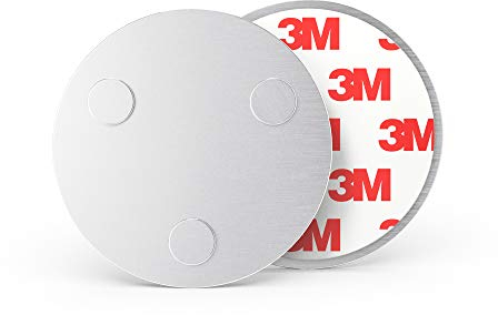sonero MH-070 Support Magnétique pour Détecteurs de Fumée (Détecteur de Monoxyde de Carbone et Autres Produits) Diamètre 70 mm Aimants Extra-forts