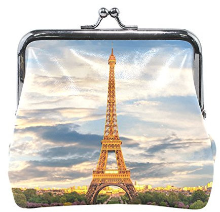 LIANCHENYI Mini porte-monnaie tour Eiffel pour femme et fille