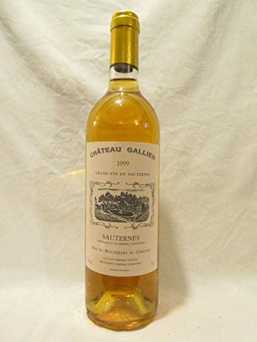 sauternes château gallien liquoreux 1999 - bordeaux france