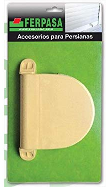 RECOGEDOR PERSIANA DE SOBREPONER ABATIBLE con Cinta 20MM - Blanco