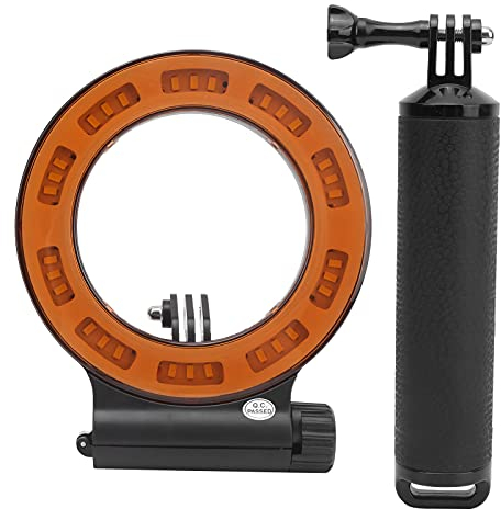 Lumière LED Protable 40 M étanche LED Plongée Remplissage Lumière Sous-Marine Universelle Pour Action Sports Caméra Sous-Marine Anneau Lumière