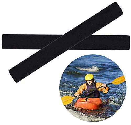 RUIXIA 1 Paar Kajak Paddel Griffe Ruderboot Schutzhülle Anti-Rutsch Paddelabdeckung, Verhindern Wasserblase und Schwielen, Weiche Praktische Paddle Grip Hülle für Outdoor Kajak Wassersport Zubehör