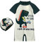 TOKYMOON Kinder Jungen Badeanzug Bademode Einteiler UPF 50+ UV Schützend Schwimmanzug mit Sonnenhut Mädchen Sonnenschutz Badeanzug Badeshorts Rash Guard Bademode 1-8 Jahre Dinosaurier + Auto L