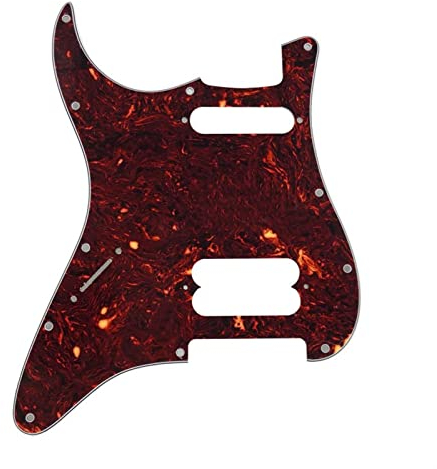 Für Linkshänder 11 Schraubenloch-Startspieler Hs. Gitarre Pickguard Pickup Kein Knopfloch Pickguard Platte (Color : 02)