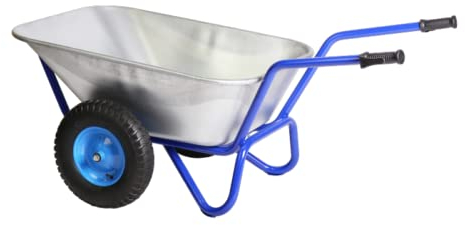 Schubkarre 200L 2-Rad-Karre Großmulden Hof- & Stallkarre KELBERG XXL 400-8 Deli TIRE