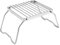 NUZAMAS Camping Grill Rack Edelstahl Faltbarer Grill Herd Ständer Ultraleicht Lagerfeuer Ständer Tragbar Grill Gitter für Camping Wandern BBQ Angeln
