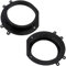 AERZETIX - C40955 - Lot de 2 Adaptateurs/supports pour haut-parleurs de voiture Ø165 mm - côté de montage portières avant - compatible avec Citroën Jumpy II, Fiat Scudo, Peugeot Expert