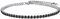 FOCALOOK Fußkette Armkette Damen Zirkonia Armband Edelstahl Tennis Kette Tennisarmband 21CM Tennis Bracelet Freundschaftsarmband Accessoires Modeschmuck für Herren