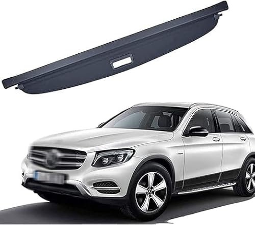 VIPOD Auto Laderaumabdeckung FüR Mercedes-Benz GLB 2019-pr, Einziehbare Heckkoffer Abdeckung Kofferraum Interieurleisten ZubehöR