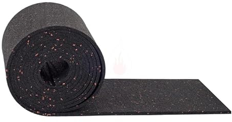 notlok Safety Work - Esterilla Antideslizante para Transporte [ 5 m x 250 mm x 6 mm ] | Esterilla Protectora en Rollo | Rollo de Almohadillas de terraza, Alfombrilla de Goma, Lavadora, granulado de