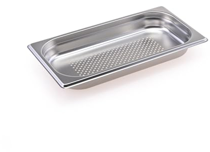 TeknoStahl GN Behälter Gastronorm 1/3 Edelstahl perforiert (40 mm)