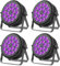 4PCS RGBWA UV Faretto Par LED 200W, 18 LED Luce da Palcoscenico con D MX 7/10CH e Stroboscopica, Illuminazione Discoteca per Feste DJ Bar Club Matrimoni Spettacolo Natale Halloween