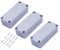 Reykentu 1590A Aluminium-Gitarren-Effektpedal-Gehäuse, 92 x 38 x 31 mm, unlackierte Druckguss-Box für Gitarreneffekte