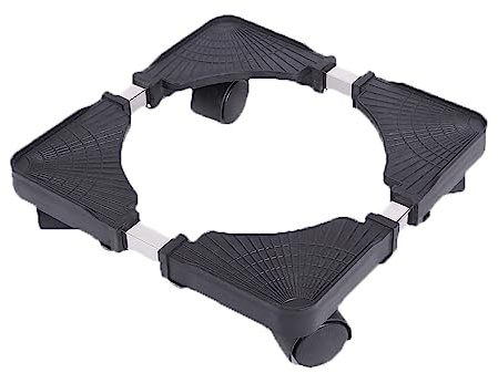 Fdit Soporte de Refrigerador de Base Móvil con Ruedas Bloqueables para Facilitar el Traslado del Hogar (Black)