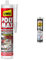 UHU Polymax prise immédiate invisible- Mastic/colle de fixation MSP pour coller, assembler & Pattex Ni Clou Ni Vis | Fix Crystal – Colle de fixation extra forte pour intérieur et extérieur