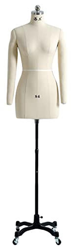 TETEOLALA Schneiderpuppen für Damen zum Nähen mit Armen, Schneiderbüste in Übergröße, Torsoständer auf Rädern zum Nähen von Kleidung, Schneidermodell, schöne Landschaft