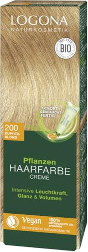 Pflanzen Haarfarbe Creme 200 kupferblond 18 x 150 ml