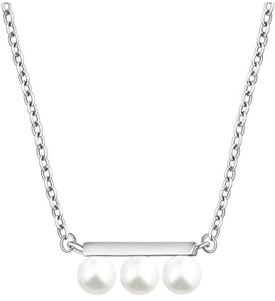 Sofia Milani - Collana da Donna in Argento 925 - Ciondolo a Barra di Perla - N0832