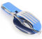 Whyzsjnclg 1 Set 4-Piece Stainless Steel Travel Cutlery Set, Portable Foldable Spoon, Fork, Knife & Bottle Opener Combo, Perfect for Travel, Camping, Picnics