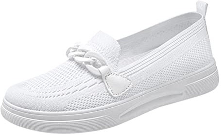 Generisch 2025 Mocasines Zapatos de Mujer Zapatos de Verano Zapatos de Verano Transpirables con Cordones para Mujer Zapatos Casuales Planos Unisex Zapatos de Trabajo Ligero Zapatos Deportivos
